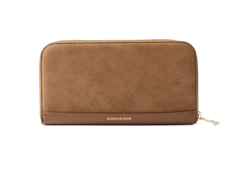 Fairfax and Favor Salisbury Purse Tan-1